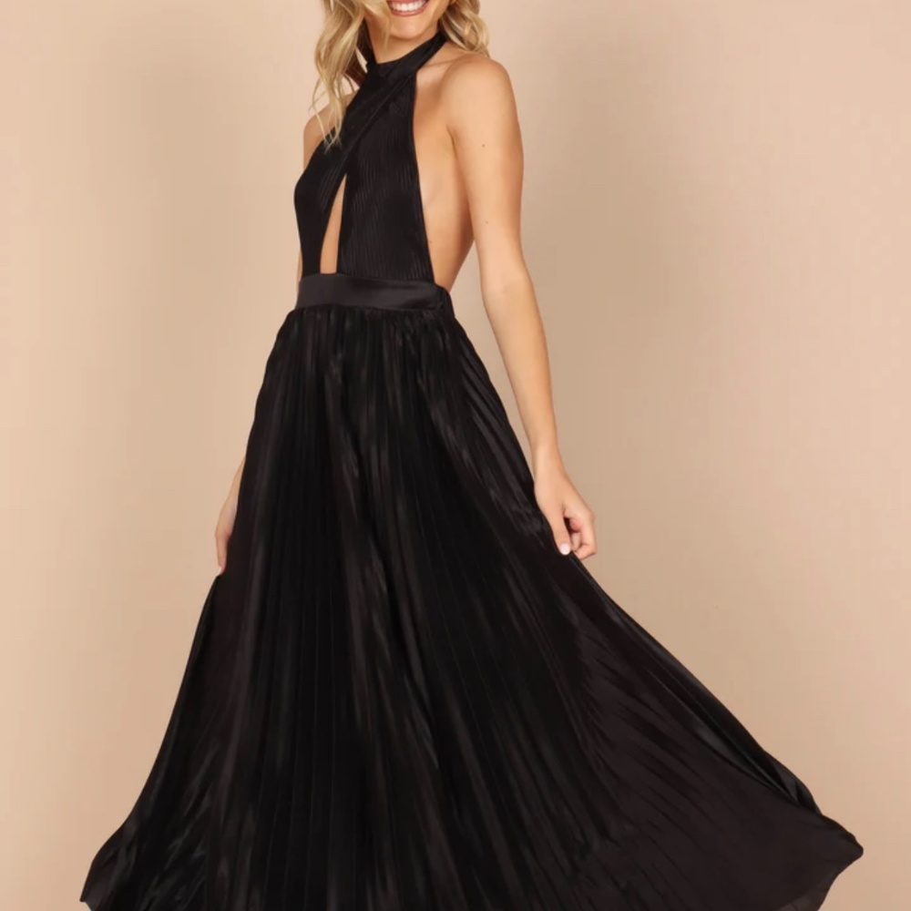 Petal and Pup Halter Maxi Dress